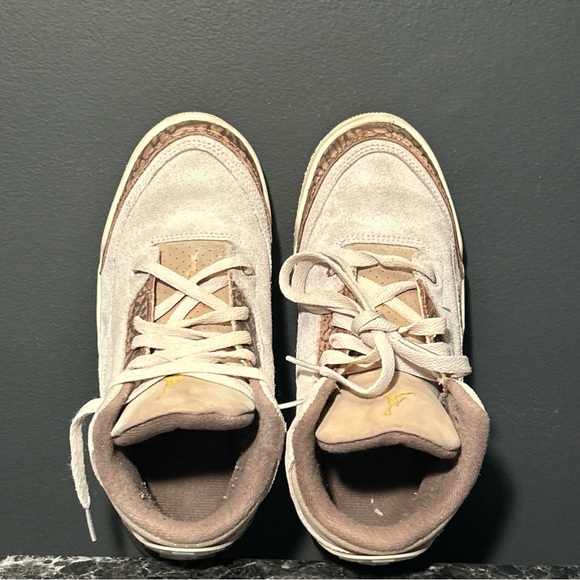 Nike Air Jordan Retro 3 'Palomino' 2.5Y DM0966-102 - Picture 7 of 9